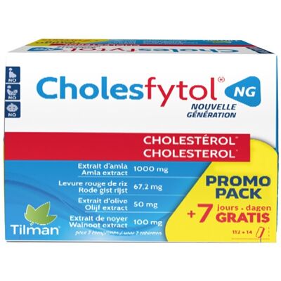 Tilman Cholesfytol Cholesterol Promo 112 + 14 Tabletten Gratis Tilman Cholesfytol Cholesterol Promo 112 + 14 Tabletten Gratis
