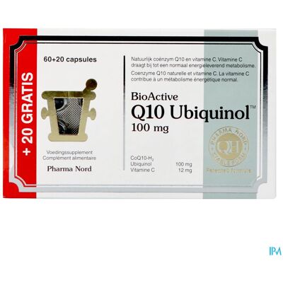Pharma Nord Bioactive Q10 100mg 60+20 Capsules Pharma Nord Bioactive Q10 100mg 60+20 Capsules