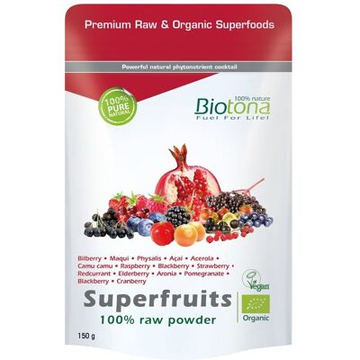 Biotona Superfruits Bio 150g - Superfood Natuurlijk Biotona Superfruits Bio 150g - Superfood Natuurlijk
