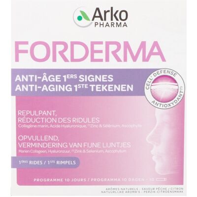 Arkopharma Forderma Anti-Aging Eerste Tekenen 10x25ml Arkopharma Forderma Anti-Aging Eerste Tekenen 10x25ml