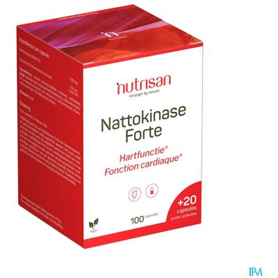 Nattokinase Forte Caps 100+caps 20 Gratis Nutrisan Nattokinase Forte Caps 100+caps 20 Gratis Nutrisan