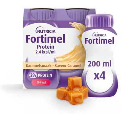Fortimel Protein - Hoog in eiwitten, Medisch gebruik, 4 Stuks Fortimel Protein - Hoog in eiwitten, Medisch gebruik, 4 Stuks