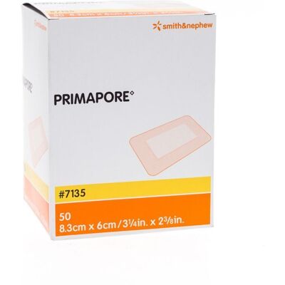 Smith & Nephew Primapore - 8,3cm x 6cm - Wondverband Smith & Nephew Primapore - 8,3cm x 6cm - Wondverband