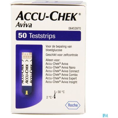 Roche Accu-Chek Aviva Glucose Teststrips - 50 stuks Roche Accu-Chek Aviva Glucose Teststrips - 50 stuks