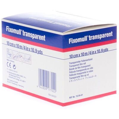 BSN Medical Fixomull Transparante Plakfilm - Wond Fixatie BSN Medical Fixomull Transparante Plakfilm - Wond Fixatie
