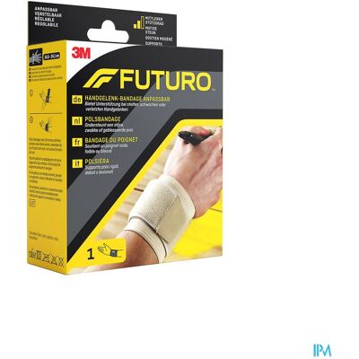 3M Futuro Polsbandage 46709, Beige, Aanpasbaar 3M Futuro Polsbandage 46709, Beige, Aanpasbaar
