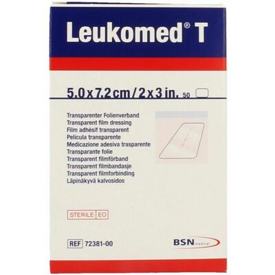 Leukomed T Transparante Wondverband - 7,2x5 cm Leukomed T Transparante Wondverband - 7,2x5 cm