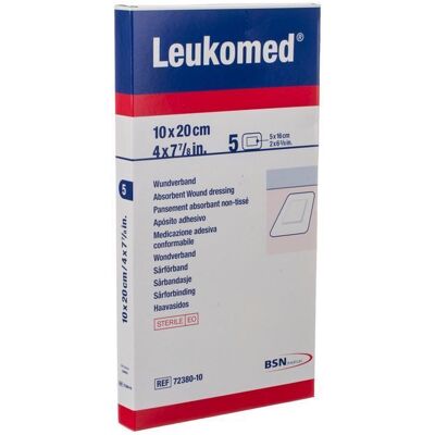 BSN Medical Leukomed Adhesieve Verband - 10x20cm - 5 Stuks BSN Medical Leukomed Adhesieve Verband - 10x20cm - 5 Stuks