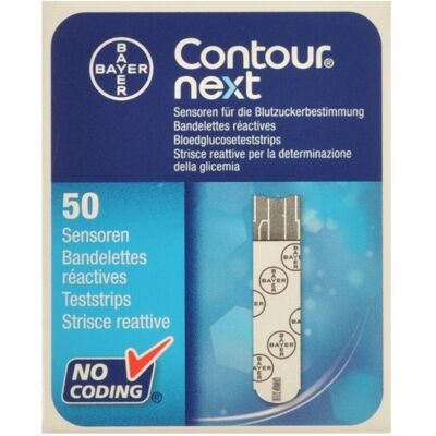 Bayer Contour Next Bloedglucose Teststrips - Bloedglucosetest Bayer Contour Next Bloedglucose Teststrips - Bloedglucosetest