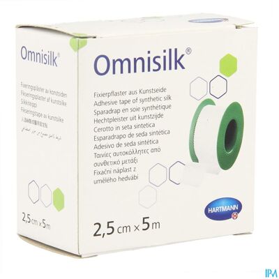 Hartmann Omnisilk 2,5cmx5m 1 P/s Hartmann Omnisilk 2,5cmx5m 1 P/s