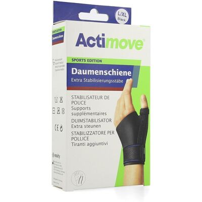 Actimove Sport Thumb Stabilizer Black l/xl 1 Actimove Sport Thumb Stabilizer Black l/xl 1