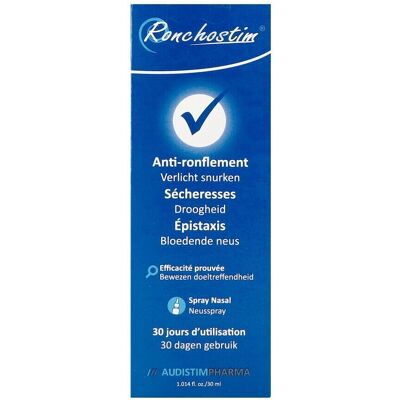 AudistimPharma - Ronchostim - Anti-snurken - 30ml - Neusspray AudistimPharma - Ronchostim - Anti-snurken - 30ml - Neusspray