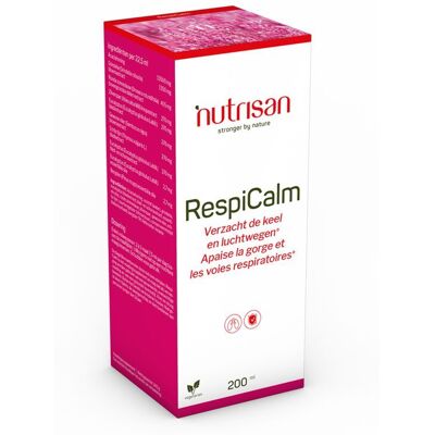 Nutrisan Respicalm Siroop - Ademhalingsondersteuning Nutrisan Respicalm Siroop - Ademhalingsondersteuning
