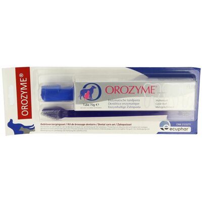 Orozyme Gebitsverzorgingsset voor honden en katten Orozyme Gebitsverzorgingsset voor honden en katten