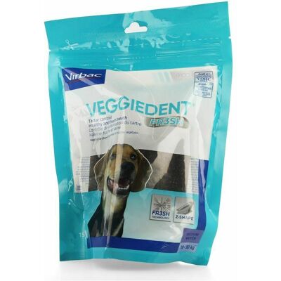 Virbac Veggiedent Hond 10-30kg Kauwreep - Hondenspeelgoed Virbac Veggiedent Hond 10-30kg Kauwreep - Hondenspeelgoed