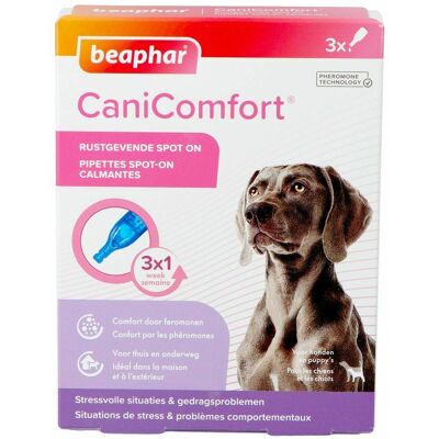 Beaphar Kalmerend voor Honden - Pheromone Spot On voor honden & pups - 3x1ml Beaphar Kalmerend voor Honden - Pheromone Spot On voor honden & pups - 3x1ml