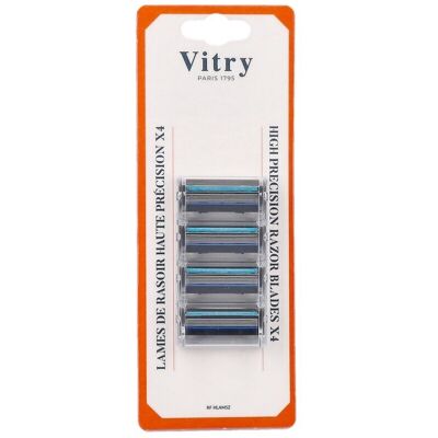 Vitry Scheermesjes - 4 Stuks met 5 Mesjes Vitry Scheermesjes - 4 Stuks met 5 Mesjes