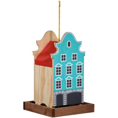 DOBAR GREEN LABEL - Vogelhaus Aasee - blauw - Birdhouse DOBAR GREEN LABEL - Vogelhaus Aasee - blauw - Birdhouse