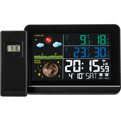 LIVARNO HOME Draadloos weerstation (Zwart) LIVARNO HOME Draadloos weerstation (Zwart)