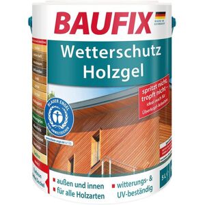 BAUFIX Weerbeschermende houtgel 5 liter (Donkergrijs) BAUFIX Weerbeschermende houtgel 5 liter (Donkergrijs)