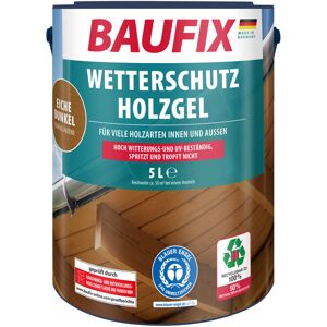 BAUFIX Weerbeschermende houtgel 5 liter (Donker eiken) BAUFIX Weerbeschermende houtgel 5 liter (Donker eiken)
