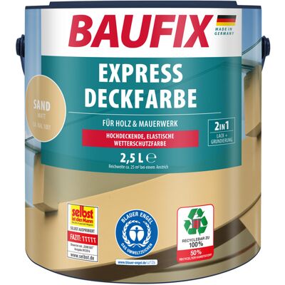 BAUFIX Express lak 2,5 liter (Zand mat) BAUFIX Express lak 2,5 liter (Zand mat)