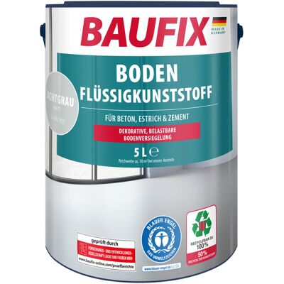 BAUFIX Vloeibare vloerverf 5 liter (Lichtgrijs mat) BAUFIX Vloeibare vloerverf 5 liter (Lichtgrijs mat)