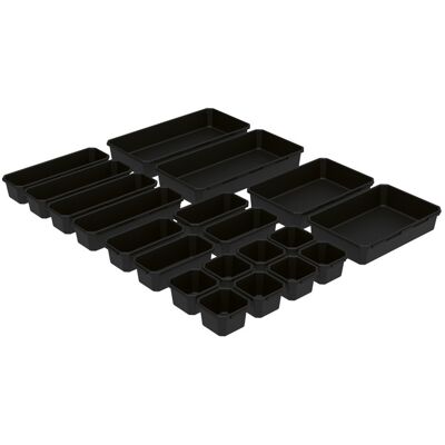 PARKSIDE Sorteerbakjes (Zwart) PARKSIDE Sorteerbakjes (Zwart)