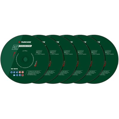 PARKSIDE Slijpschijven 230 mm (RVS slijpschijven 6 stuks) PARKSIDE Slijpschijven 230 mm (RVS slijpschijven 6 stuks)