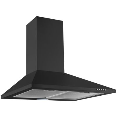 RESPEKTA Zwarte Keukenkap - 96x47,5cm - Metaalfilter - Knoppen RESPEKTA Zwarte Keukenkap - 96x47,5cm - Metaalfilter - Knoppen