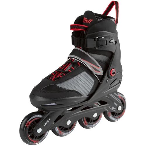 CRIVIT Inlineskates (Zwart/rood)