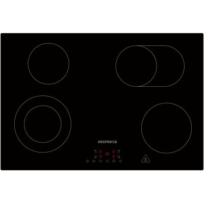RESPEKTA Glaskeramisch Kookplaat - Touchbediening, Ramloss, 4 Zones RESPEKTA Glaskeramisch Kookplaat - Touchbediening, Ramloss, 4 Zones