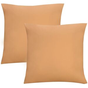 Biberna Fijne jersey kussenhoes (Goud, 40x40) Biberna Fijne jersey kussenhoes (Goud, 40x40)