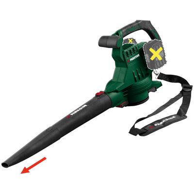 PARKSIDE Accu-bladblazer en -bladzuiger 40 V zonder accu's en lader, met versnipperfunctie PARKSIDE Accu-bladblazer en -bladzuiger 40 V zonder accu's en lader, met versnipperfunctie