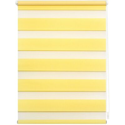 Lichtblick Duo-Rollo, Klemmfix, 70 x 150 cm, Polyester, geel Lichtblick Duo-Rollo, Klemmfix, 70 x 150 cm, Polyester, geel