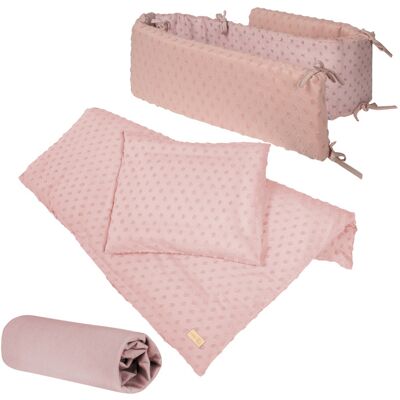 Roba Organische Baby Beddengoed Set - Roze, GOTS & BSCI Gecertificeerd - Babykamer & Kinderkamer Roba Organische Baby Beddengoed Set - Roze, GOTS & BSCI Gecertificeerd - Babykamer & Kinderkamer