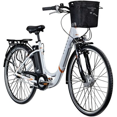 Zündapp Elektrische fiets City Z517 700c (wit oranje) Zündapp Elektrische fiets City Z517 700c (wit oranje)