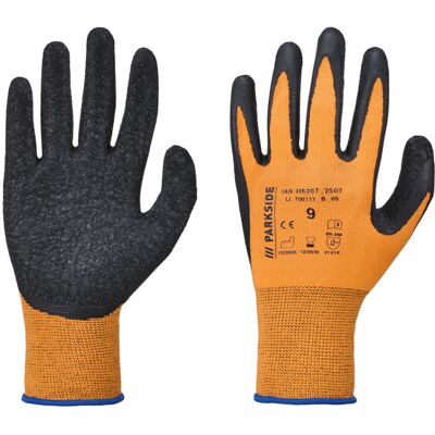 PARKSIDE Werkhandschoenen met latex coating (Oranje, 9) PARKSIDE Werkhandschoenen met latex coating (Oranje, 9)