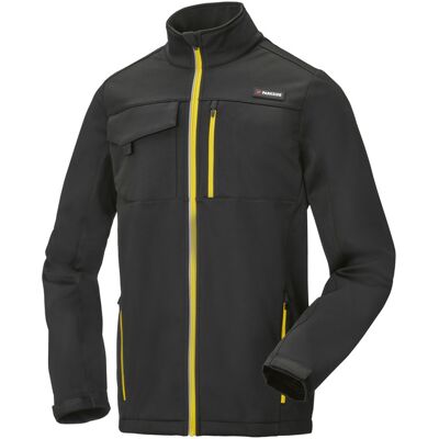 PARKSIDE Heren softshell jas (Zwart/geel, XL) PARKSIDE Heren softshell jas (Zwart/geel, XL)