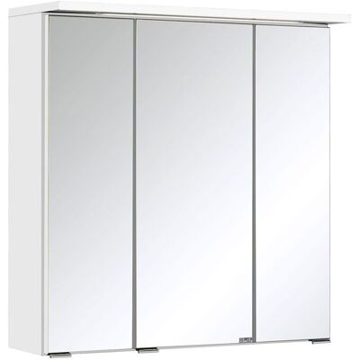 HELD Badkamer spiegelkast Bologna 3D (LED-inbouwlamp, Wit, 60 cm) HELD Badkamer spiegelkast Bologna 3D (LED-inbouwlamp, Wit, 60 cm)