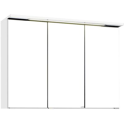 HELD Badkamer spiegelkast Bologna 3D (LED-inbouwlamp, Wit, 90 cm) HELD Badkamer spiegelkast Bologna 3D (LED-inbouwlamp, Wit, 90 cm)