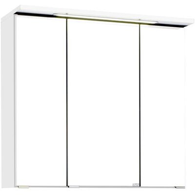 HELD Badkamer spiegelkast Bologna 3D (LED-inbouwlamp, Wit, 70 cm) HELD Badkamer spiegelkast Bologna 3D (LED-inbouwlamp, Wit, 70 cm)