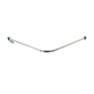 RIDDER Comfort Douchegordijnroede - 90cm, Zilver, Wandmontage RIDDER Comfort Douchegordijnroede - 90cm, Zilver, Wandmontage