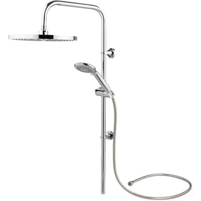 LIVARNO XXL regendoucheset (Chroom) LIVARNO XXL regendoucheset (Chroom)