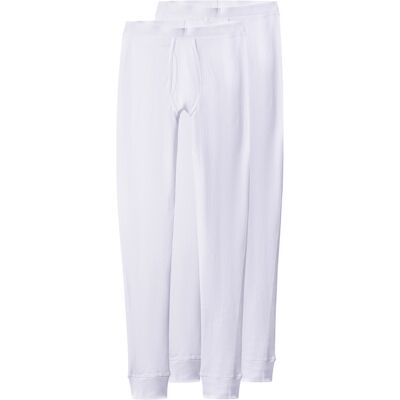 ESMARA MEN Set van 2 lange heren onderbroek (Wit, L) ESMARA MEN Set van 2 lange heren onderbroek (Wit, L)
