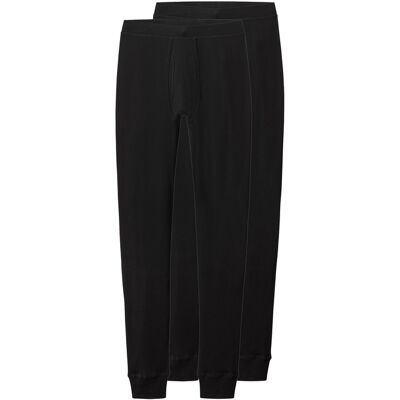 ESMARA MEN Set van 2 lange heren onderbroek (Zwart, L) ESMARA MEN Set van 2 lange heren onderbroek (Zwart, L)