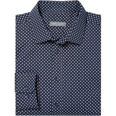 Nobel League Heren overhemd (Blauw/print, 39) Nobel League Heren overhemd (Blauw/print, 39)