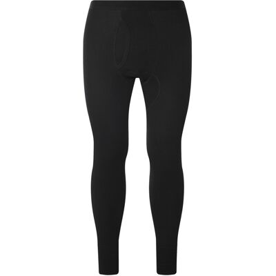 esmara Men Lange heren onderbroek - dubbelrib (Zwart, XXL) esmara Men Lange heren onderbroek - dubbelrib (Zwart, XXL)