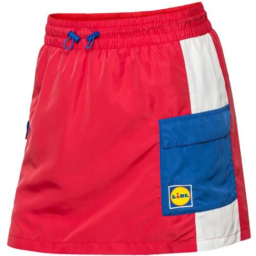 CRIVIT Dames rok in Lidl-design (XS (32/34), Rood)