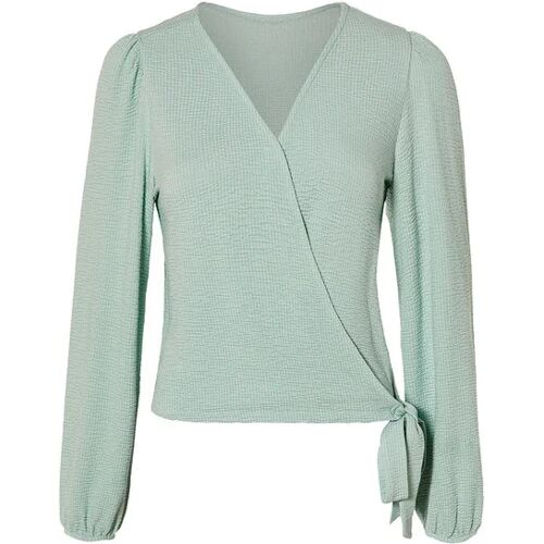 esmara Dames wikkelshirt (M (40/42), Aqua)